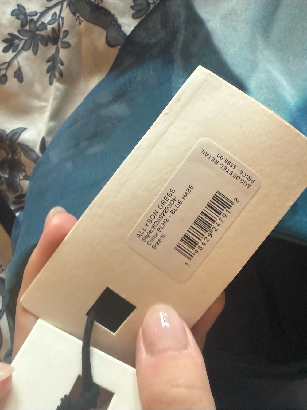 STAUD Blue Organza Maxi Dress - Picture 5 of 5